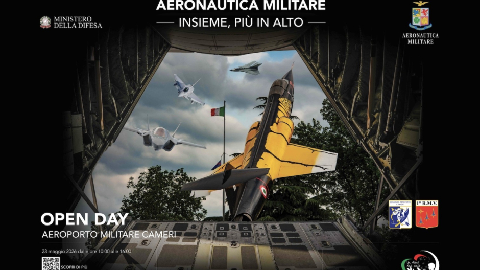 Open Day aeroporto di Cameri, riaperte iscrizioni su portale Aeronautica Militare